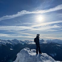 At the top of Whistler Mountain!